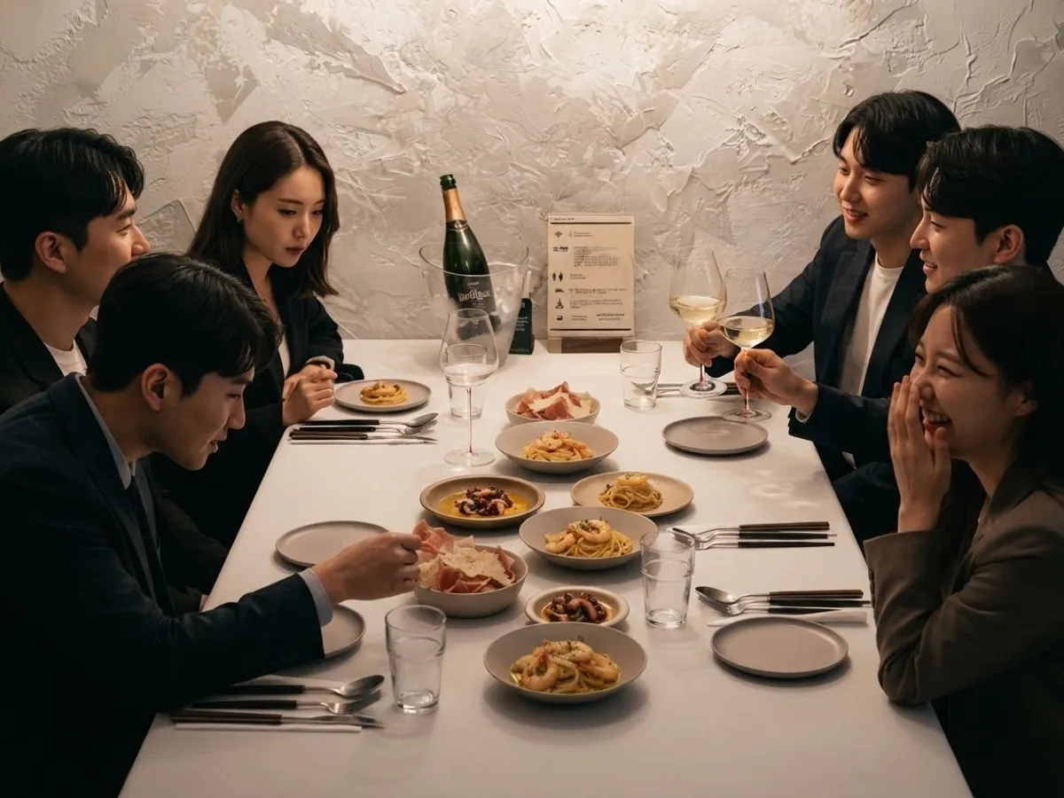 룸 6인 와인 모임